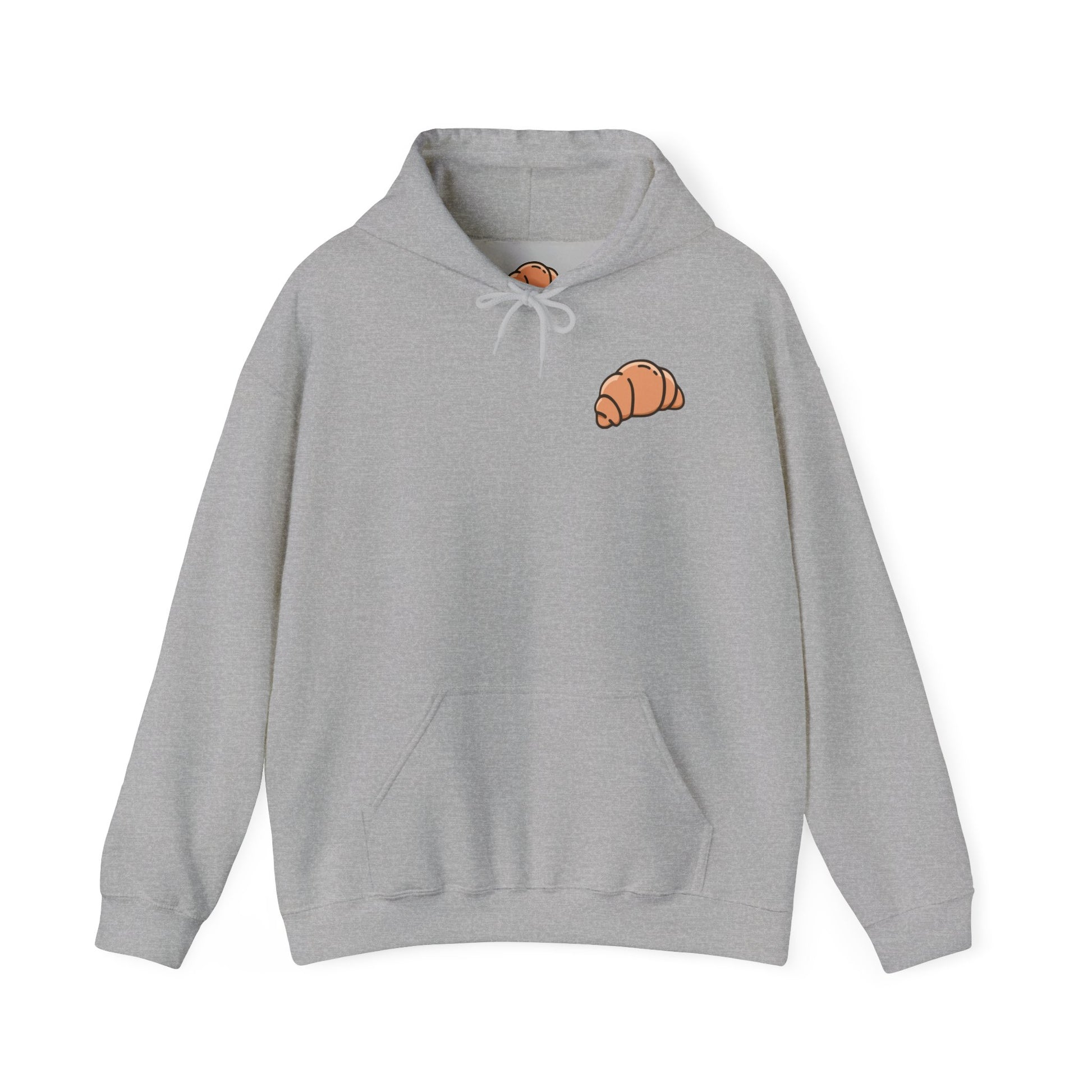 The Classic Croissant Hoodie – Heather Grey