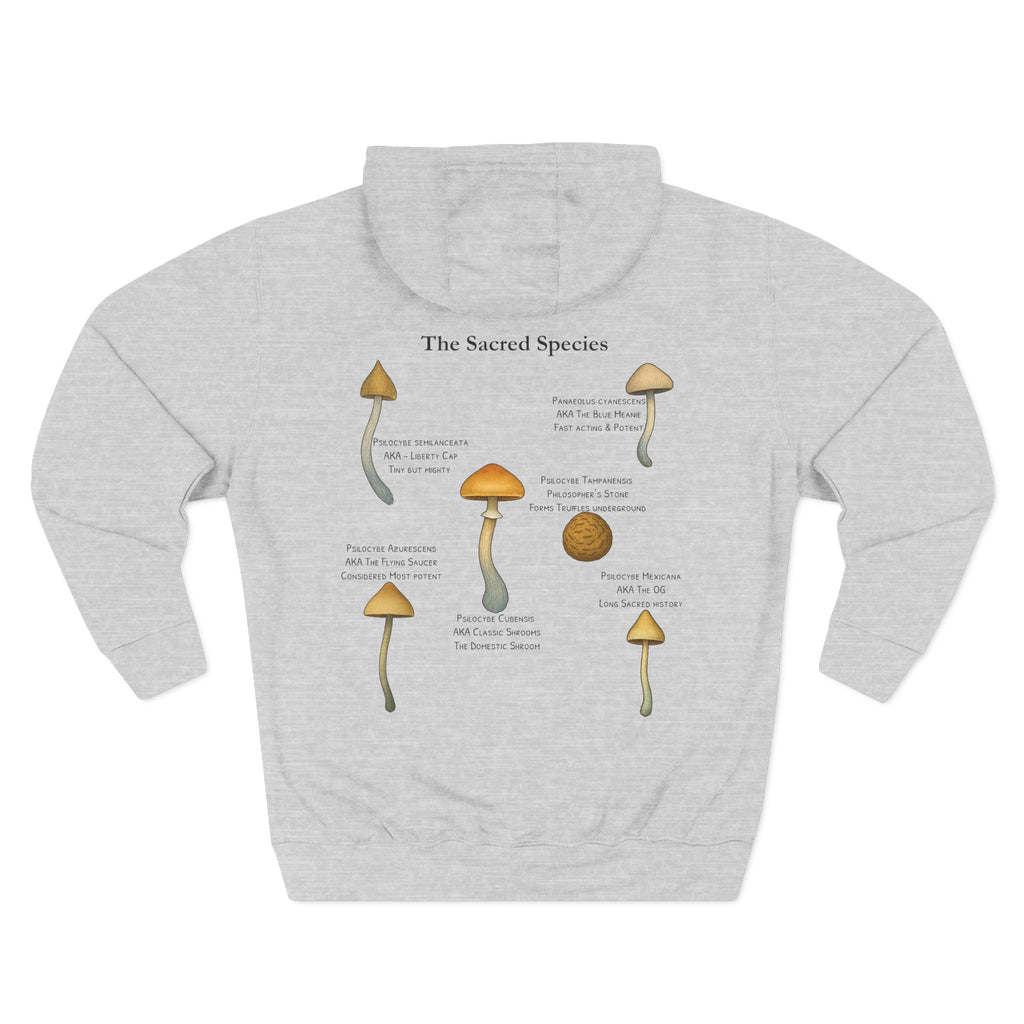 “The Sacred Species” Hoodie – Heather Gray