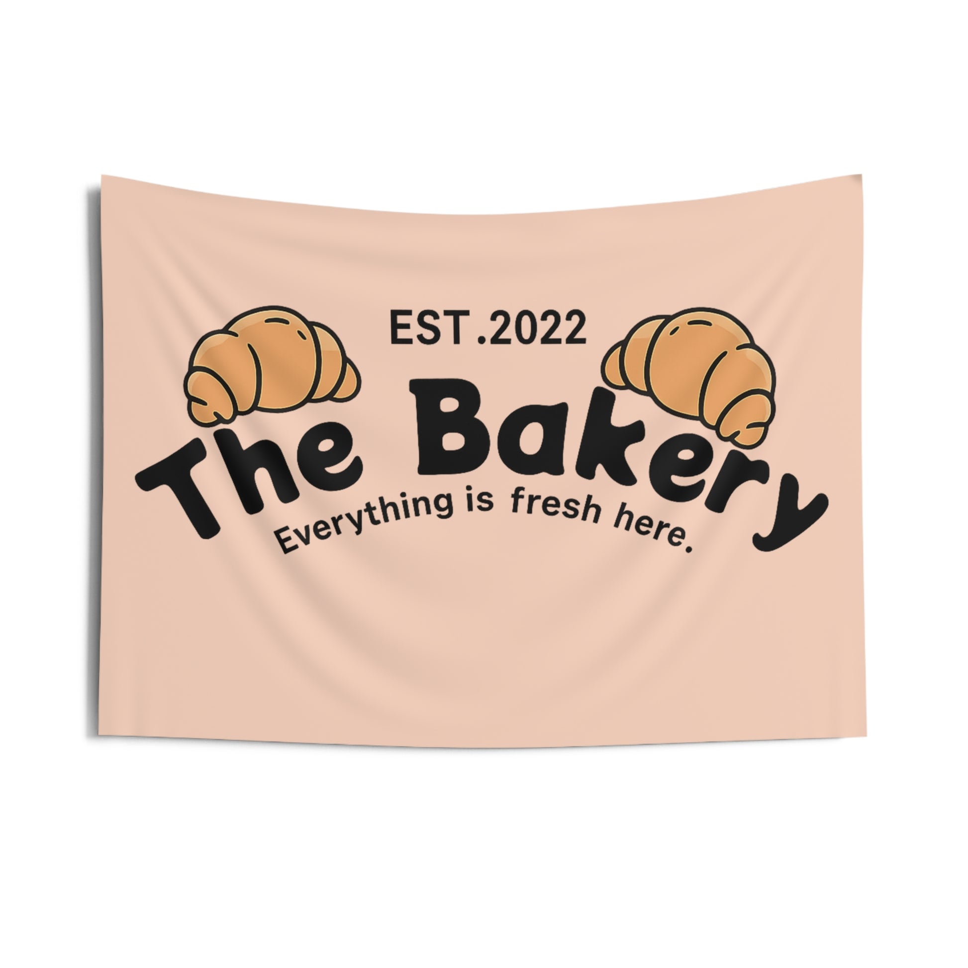 The Bakery Logo Tapestry – Skin Tone