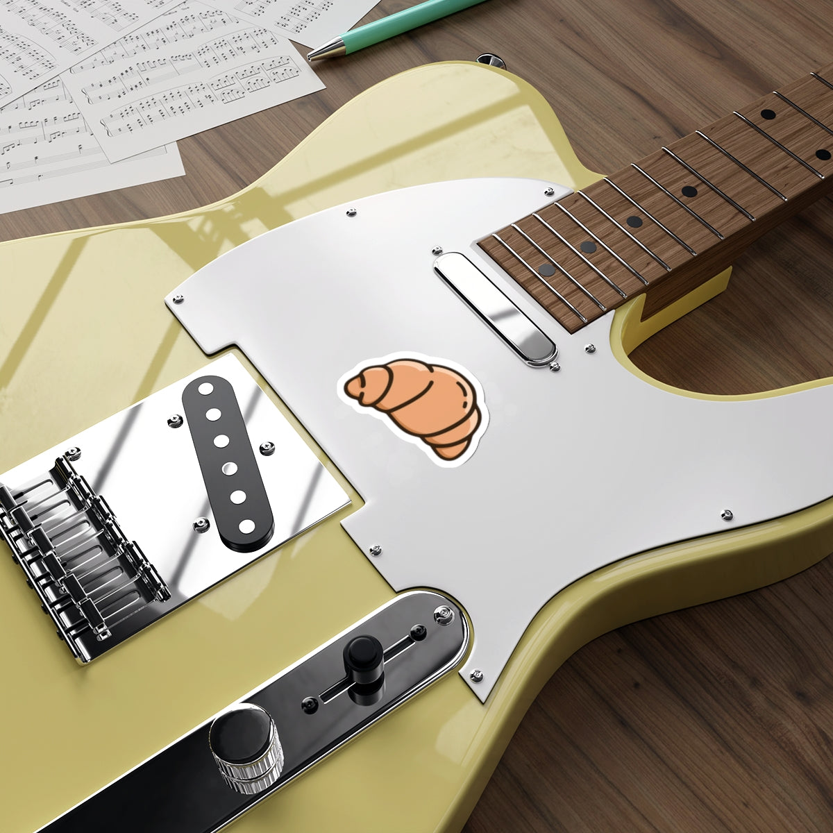 The Croissant Die-Cut Sticker