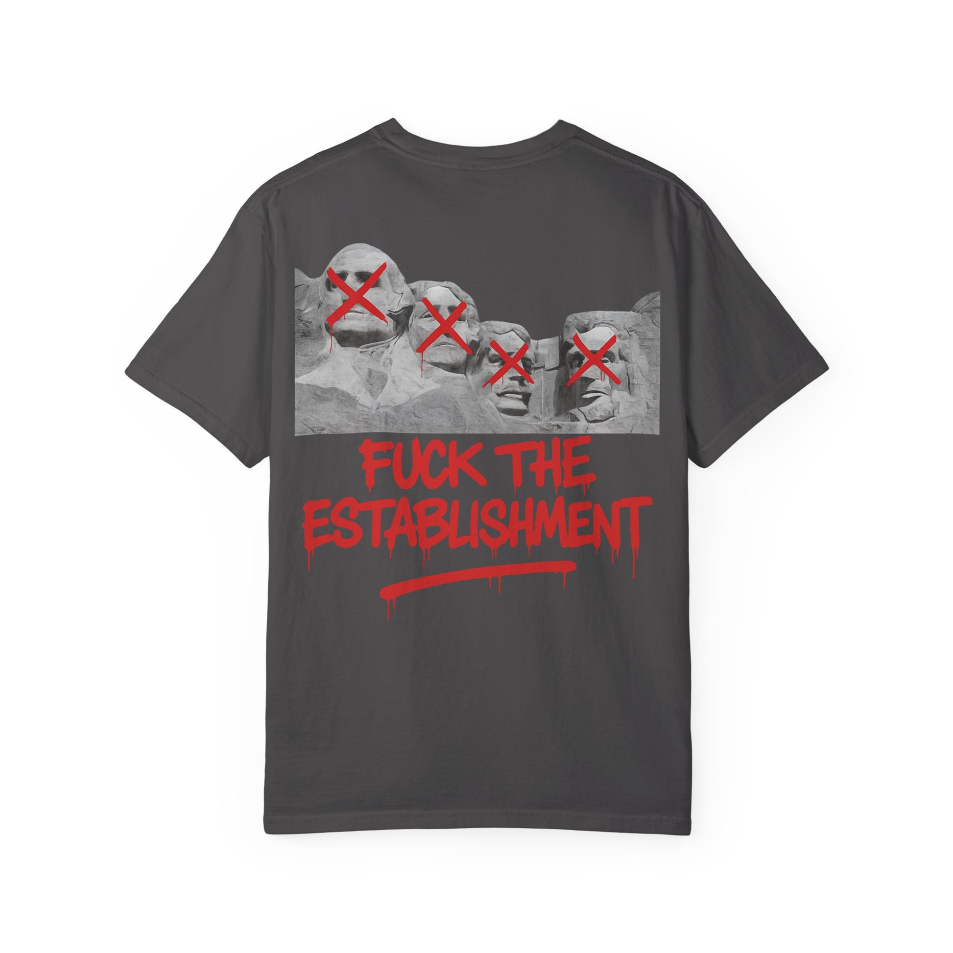 “Fuck the Establishment” Tee – Graphite