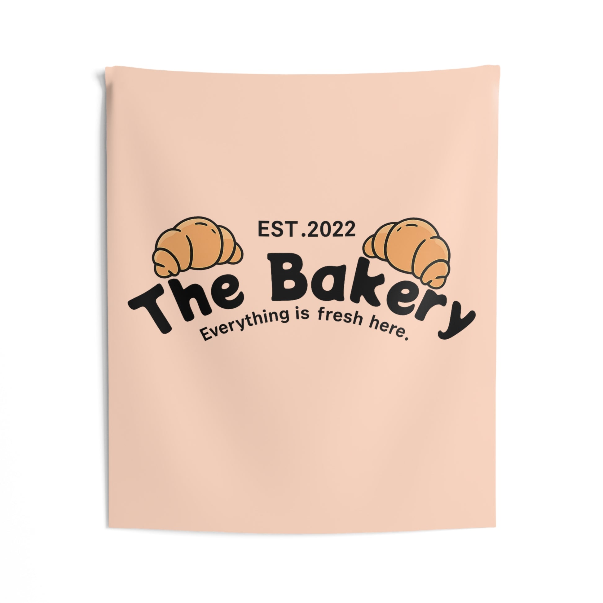 The Bakery Logo Tapestry – Skin Tone
