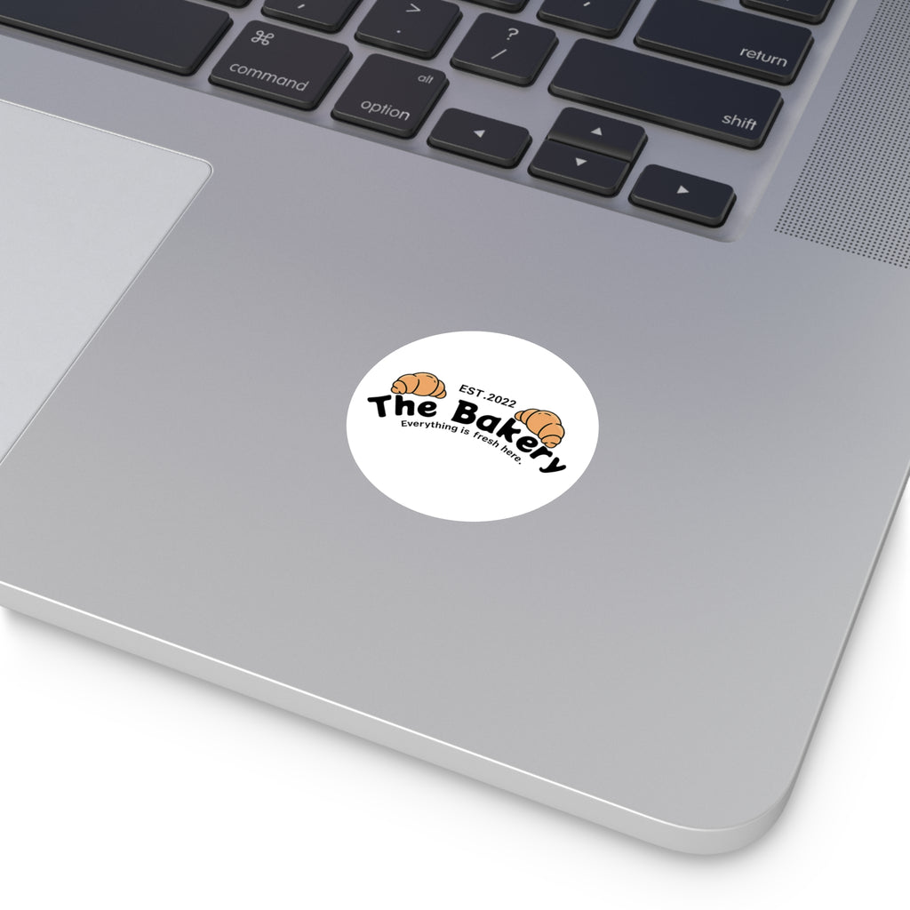 The Bakery Round Vinyl Stickers